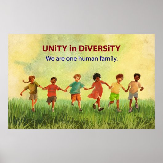 Eine menschliche Familie Poster (Vorne)