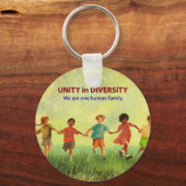 Eine menschliche Familie Schlüsselanhänger (Vorderseite)