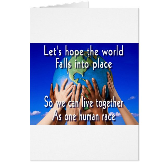 Eine menschliche Rasse (Vorne)