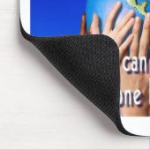 Eine menschliche Rasse Mousepad (Ecke)