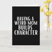 Eine merkwürdige Mama erstellt ein Zeichen Karte (Gelbe Blume)