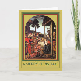 EINE MERRY CHRISTMAS FERIENKARTE FEIERTAGSKARTE