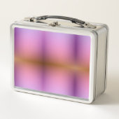 Eine metallene Lunchbox mit einem lebendigen Desig (Vorderseite)