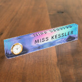 Eine Million Aurora Dreams Desk Name Plakat Namensplakette (Seite)