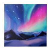 Eine Million Aurora Dreams Keramik Tile Fliese (Vorderseite)