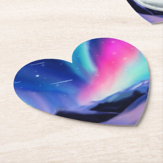 Eine Million Aurora Dreams Paper Untersetzer (angewinkelt)