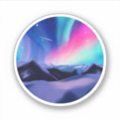 Eine Million Aurora Träume Aufkleber (Vorderseite)