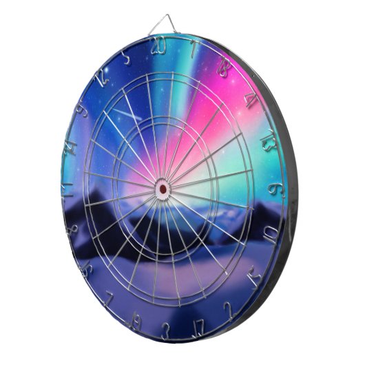 Eine Million Aurora-Träume Dartscheibe (Vorderseite rechts)