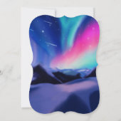 Eine Million Aurora Träume Einladung (Rückseite)