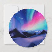 Eine Million Aurora Träume Einladung (Rückseite)