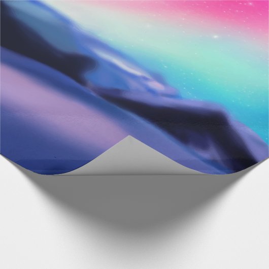 Eine Million Aurora Träume Geschenkpapier (Ecke)
