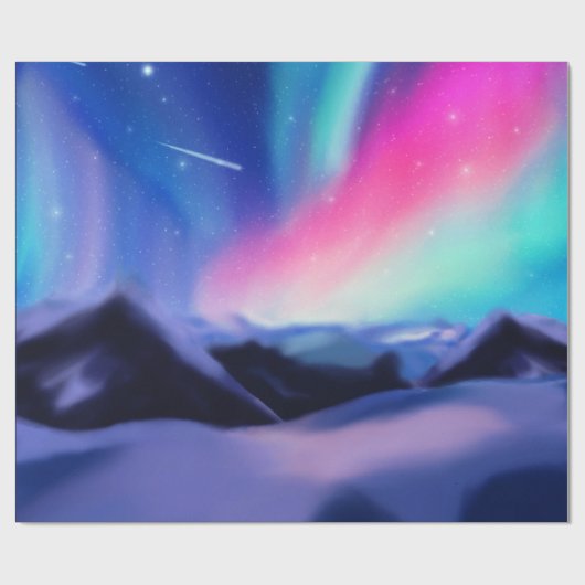 Eine Million Aurora Träume Geschenkpapier (Flach)