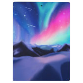 Eine Million Aurora Träume Klemmbrett (Rückseite)