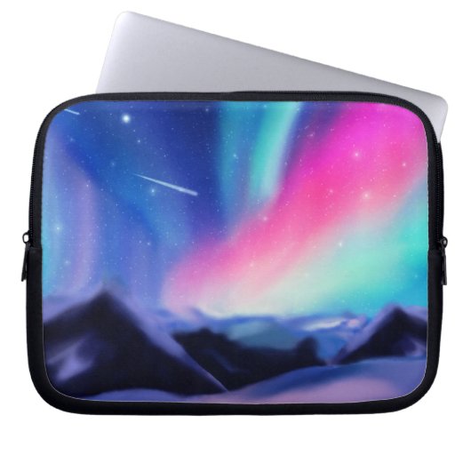 Eine Million Aurora Träume Laptopschutzhülle (Vorderseite)
