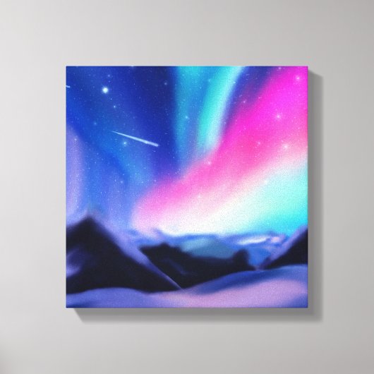 Eine Million Aurora Träume Leinwanddruck (Vorderseite)