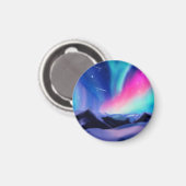 Eine Million Aurora Träume Magnet (Vorderseite/Rückseite)