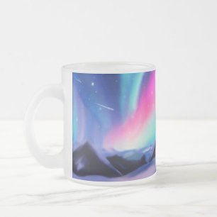 Eine Million Aurora Träume Mattglastasse