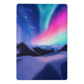 Eine Million Aurora Träume Mini Klemmbrett (Rückseite)