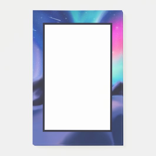 Eine Million Aurora Träume Post-it Klebezettel (Vorderseite)