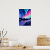 Eine Million Aurora Träume Poster (Küche)