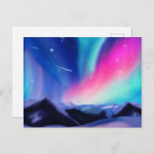 Eine Million Aurora Träume Postkarte (Vorne/Hinten)