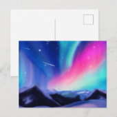 Eine Million Aurora Träume Postkarte (Vorne/Hinten)