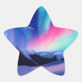 Eine Million Aurora-Träume Stern-Aufkleber (Vorderseite)