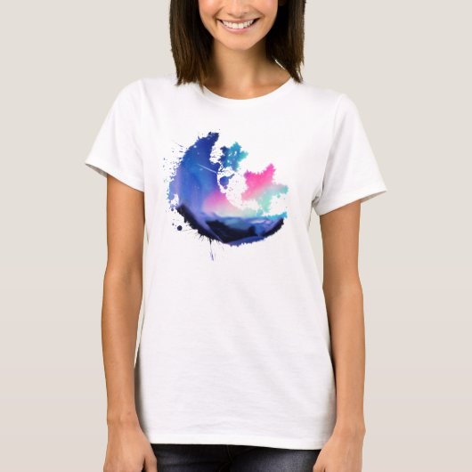 Eine Million Aurora-Träume T-Shirt (Vorderseite)
