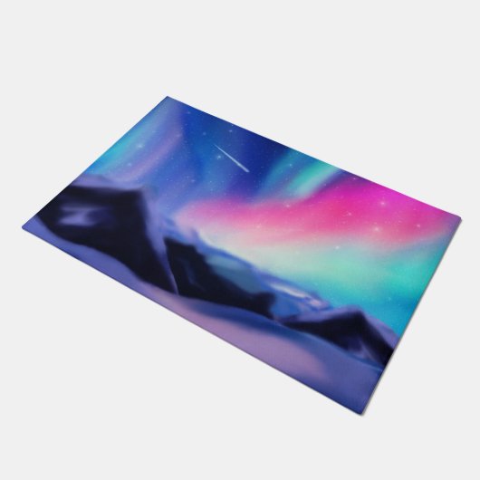 Eine Million Aurora träumt Doormat Fußmatte (Schrägansicht)