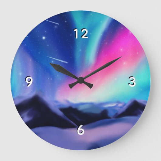 Eine Million Aurora träumt große Uhr (Vorderseite)