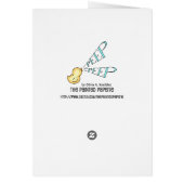 Eine Million Bunnies Osterkarte (Hinten)