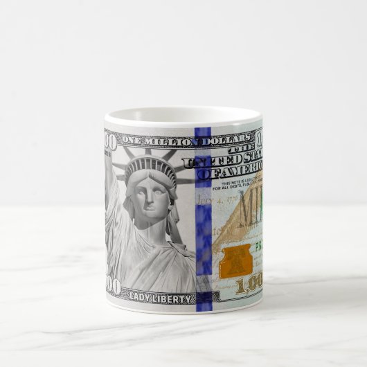 Eine Million-Dollar-Note Kaffeetasse (Mittel)