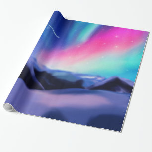 Eine Million Träume - Die Aurora Borealis Geschenkpapier