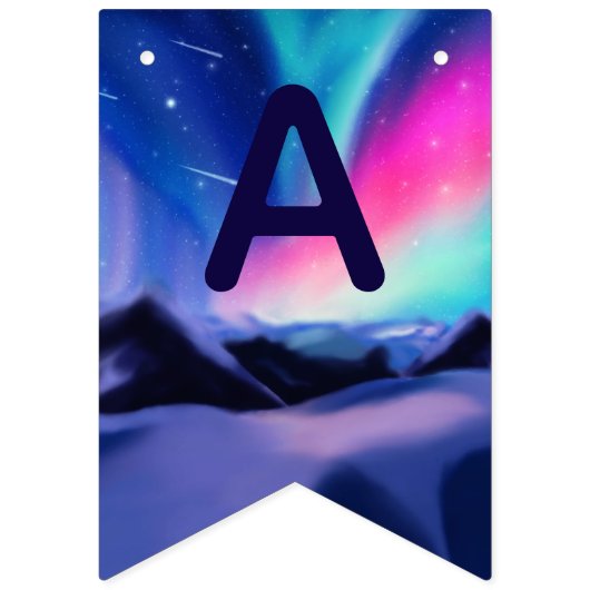 Eine Million Träume - Die Aurora Borealis Wimpelkette (Dritte Fahne)