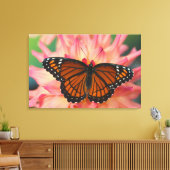 Eine Mimik des Monarchschmetterlings Leinwanddruck (Insitu (Wohnzimmer))