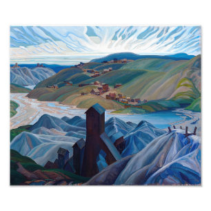 Eine Mine aus Nordsilber   Franklin Carmichael   Fotodruck