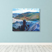 Eine Mine aus Nordsilber | Franklin Carmichael | Leinwanddruck (Insitu (Holzboden))