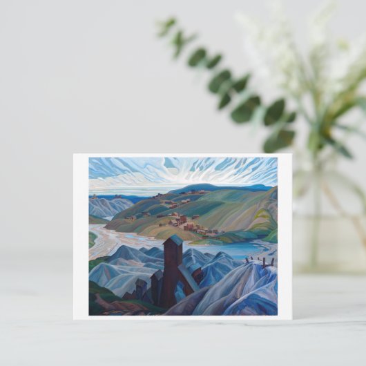 Eine Mine aus Nordsilber | Franklin Carmichael | Postkarte (Stehend Vorderseite)