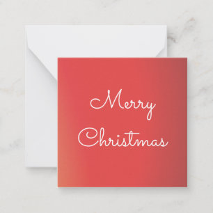 Eine Mini-Personalisierte Weihnachtskarte in Pfirs Mitteilungskarte