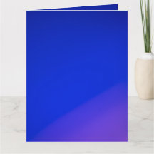 Eine minimalistischer Grußkarte mit einem Farbverl