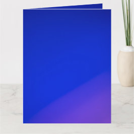 Eine minimalistischer Grußkarte mit einem Farbverl Karte