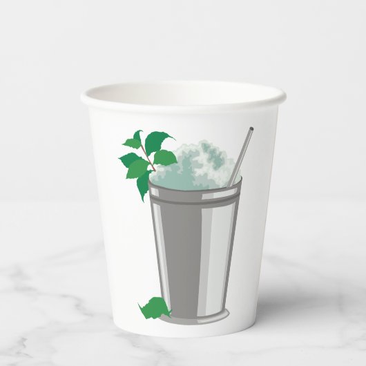 EINE MINTE JULEP PAPIERCUP PAPPBECHER (Rückseite)