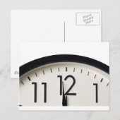 Eine Minute bis Mitternacht Postkarte (Vorne/Hinten)