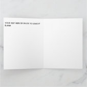 Eine Minute bist du jung und cool, sonniger Geburt Karte (Innenseite)