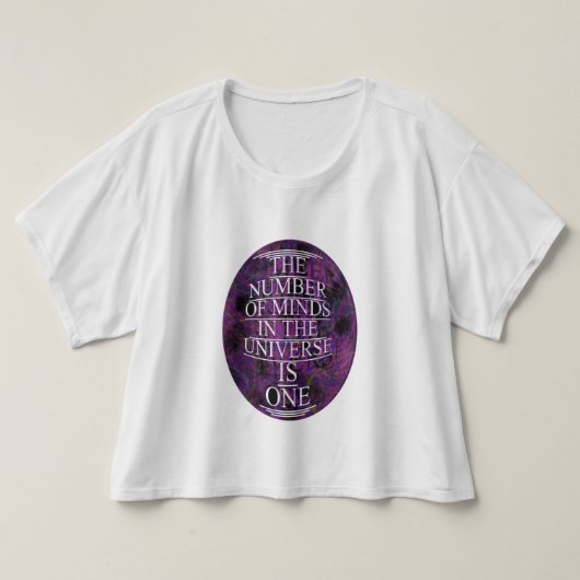 Eine Minute, eine Welt T-Shirt (Design vorne)