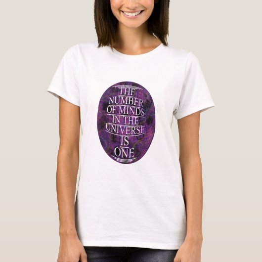 Eine Minute, eine Welt T-Shirt (Vorderseite)