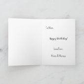 Eine Minute...... lustige Karte (Innenseite)