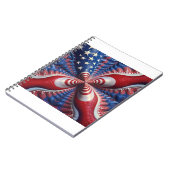 Eine Mischung aus amerikanischer Flagge und Frakta Notizblock (Linke Seite)