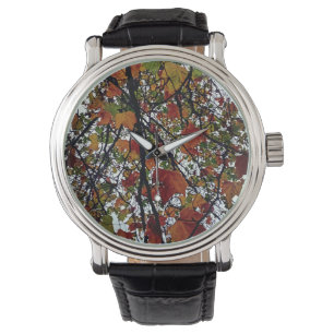 Eine Mischung aus Blätter Armbanduhr