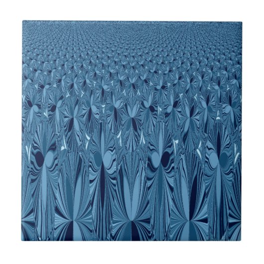 Eine Mischung aus Blau Fliese (Vorderseite)